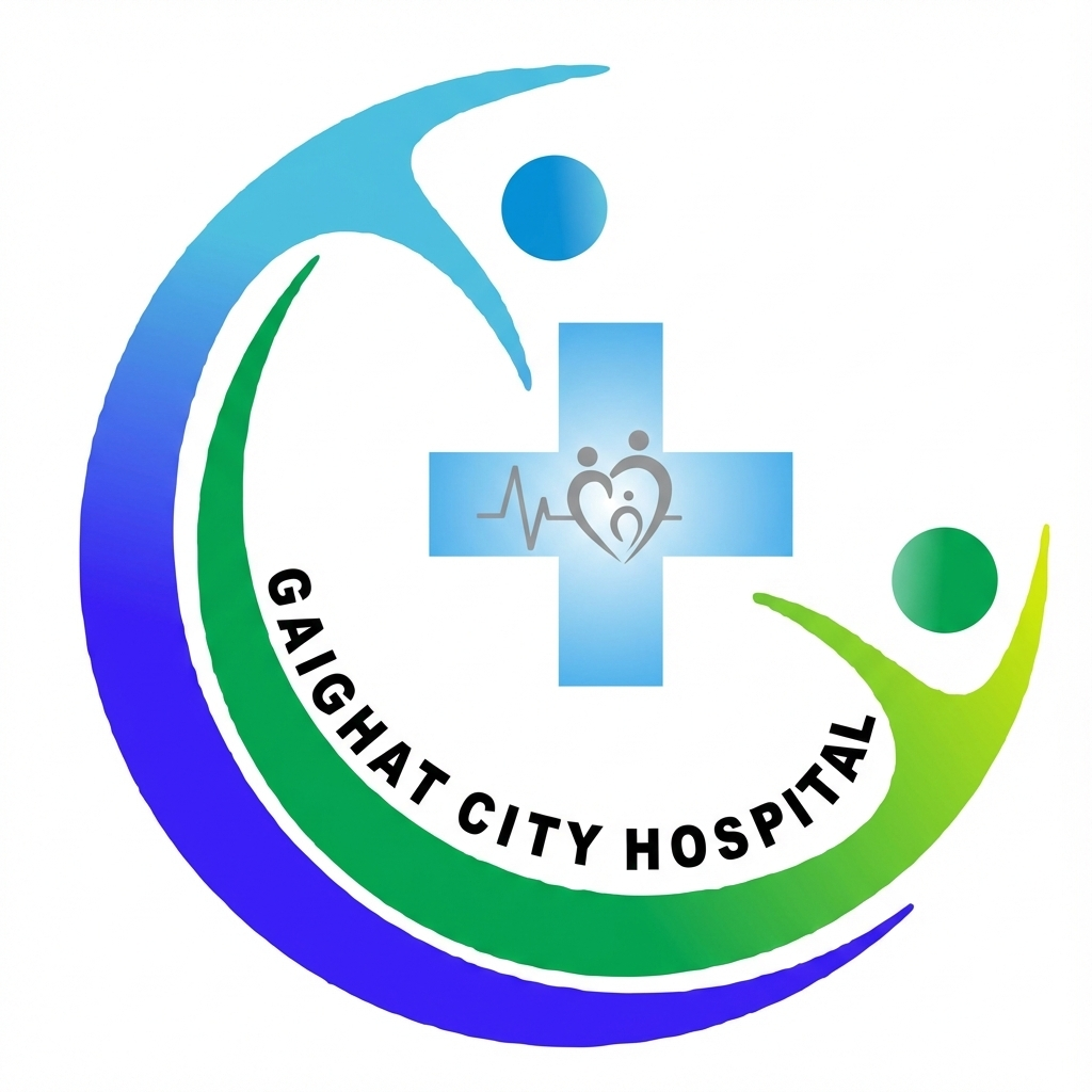 Gaighat City Hospital Logo